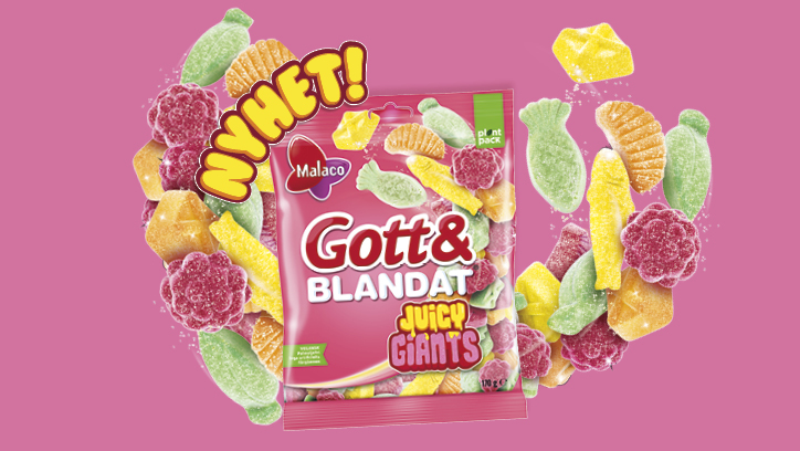 Malaco Gott & Blandat Juicy Giants